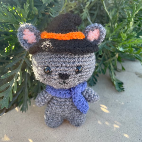 Amigurumi Crochet Witches Cat