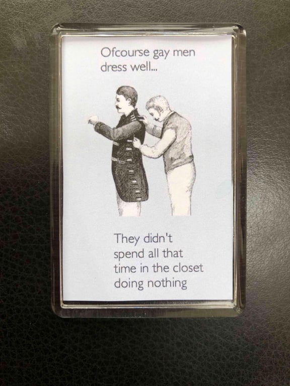 Suave Gay Men Magnet