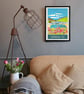 Saltdean Lido Brighton travel poster print by Susie West - Image 5