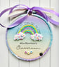 Personalised Teacher Gift, Embroidered Hoop, End Of Term Gift