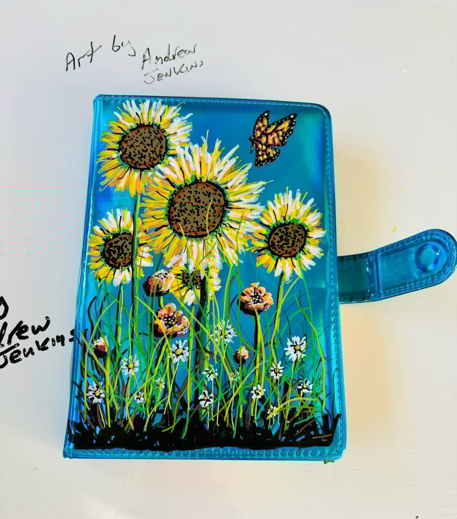 A hand painted and sealed Journal by Andrew Jenkins 