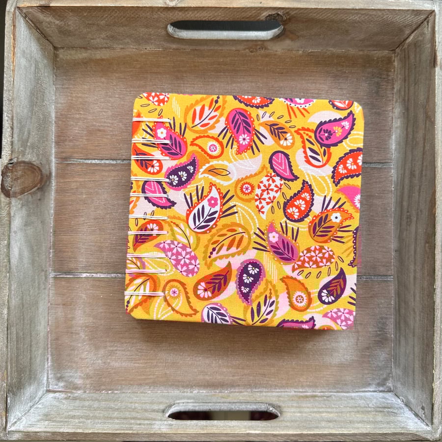 Square Coptic Bound Handmade Sketchbook