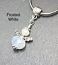 Colourful sparkly crystal Guardian Angel keyrings - Image 8