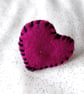 Handmade heart felt ring - Image 1