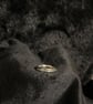 Resin ring with gems and silver base  - Image 5