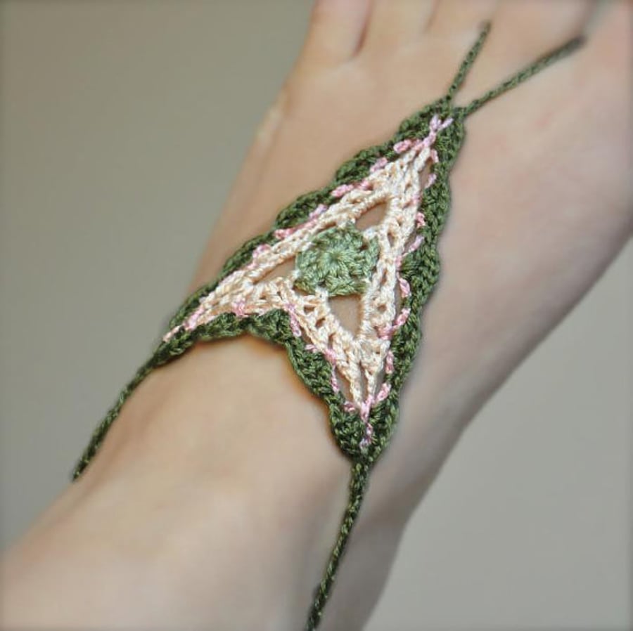 PATTERN ONLY (PDF File) - boho barefoot crochet sandals, soleless, beach, access