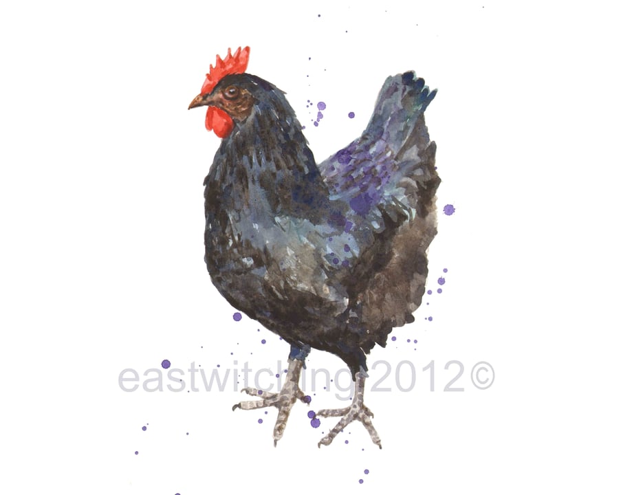 HEN Art Print
