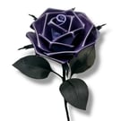 Nightshade – Dark Purple Gothic Leather Rose