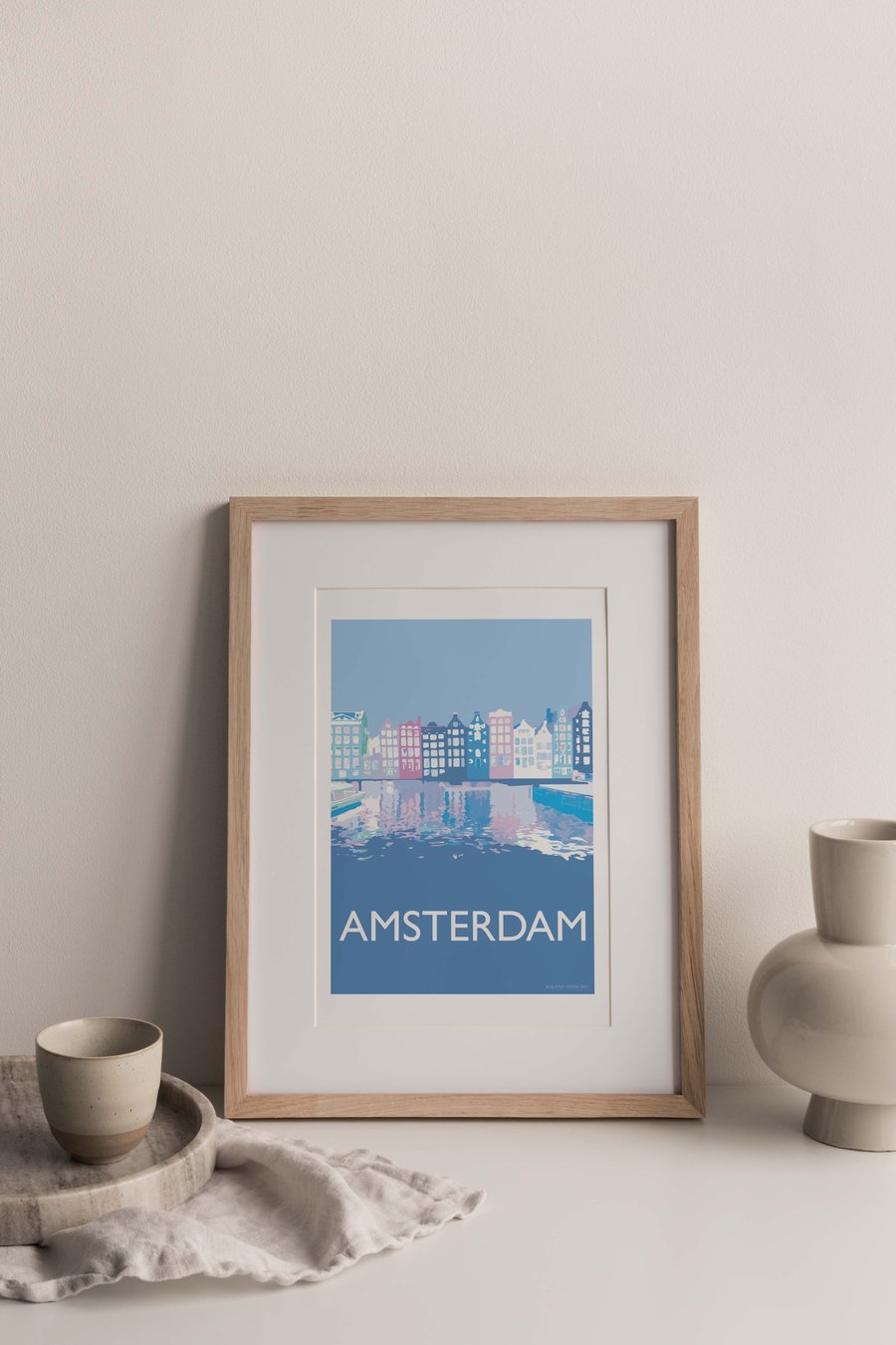 Amsterdam, The Netherlands Giclee Travel Print