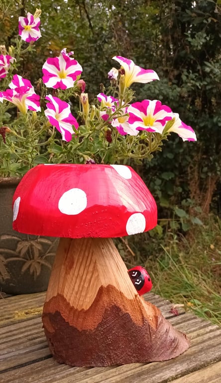 Red Toadstool with Ladybird