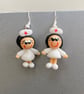 Naughty Nurse Polymer Clay Novelty Earrings - Image 2