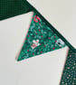 Festive animals - small reversible bunting - Image 9