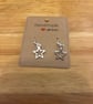Sterling Silver Earrings - Stars (Small) - Brand New & Sealed!! 