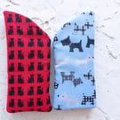 Pack of 2 Scottish Terrier Glasses Case and Cats Handmade Bespoke 