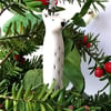 Polar bear with North Star -  hanging decorations tree decor