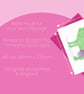 Green Pig Illustrated Blank Greeting Card - Image 3