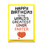 Funny Fart Birthday Card For Husband, Wife, Boyfriend, Girlfriend, Friend - Image 3
