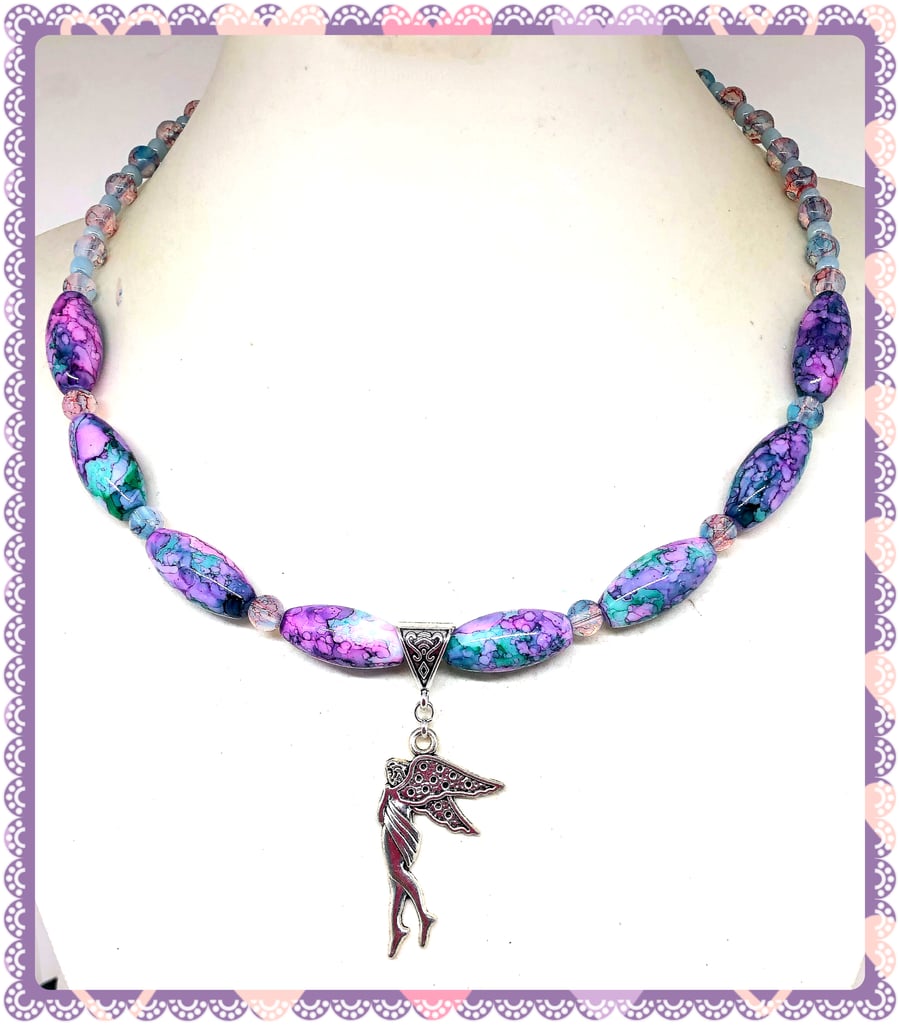 One of a Kind Fairy collar length necklace 