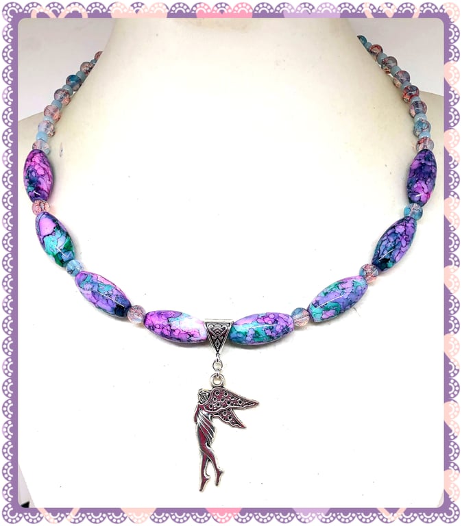 One of a Kind Fairy collar length necklace 