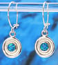 Opal earrings, modern earrings, handmade earrings, designer earrings, gemstones - Image 3