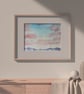 Watercolour sketch, Sunrise painting, Landscape, Italian Lakes, Peaceful scene - Image 3