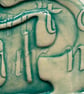 Ceramic Decorative Fridge Magnets, Keepsakes: Alphabet: Letter P - Image 2