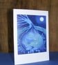 Dreamtime Hare Blank Greetings Card - Image 2