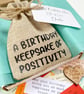 Birthday Positivity Keepsake Bag, 31 Quotes, Birthday Present Gift 