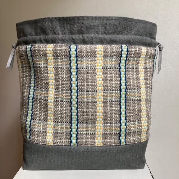 Cariad Bag - Spring Pastels 1. Handwoven in Wales