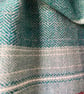 Mulgrave Handwoven Herringbone Lambswool Scarf- Buff - Image 5