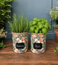 Grow Your Own Herb Garden Gift Set Personalised Vintage peaches and cream floral - Image 1