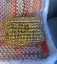 Gold Metallic Clutch Bag - Crochet Handbag - Handmade in Hebburn