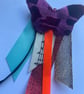 Fabric butterfly brooch