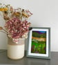 Embroidered and needle felted landscape picture  - Image 2