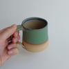 Small mug in Gardoms Green glaze