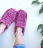 Raspberry Slipper Socks  - Image 10