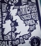The Shipping Forecast - original linocut print- A3 - Image 3