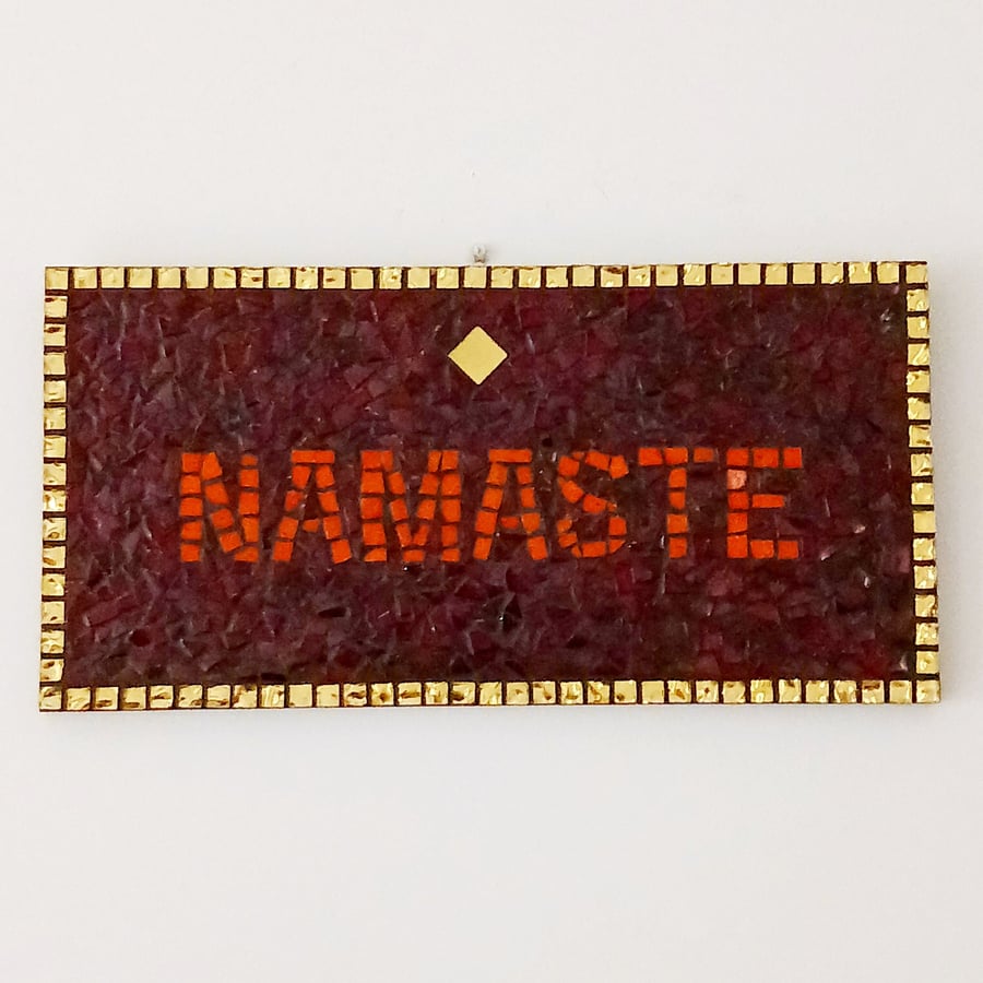 Mosaic Namaste Wallart