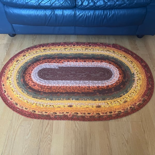Handmade Jelly Roll Rug