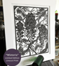 Lino Print - Wisteria - Flower Print - Limited Edition