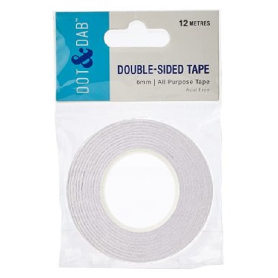 Dot & Dab Double-Sided Tape 6mm x 12m