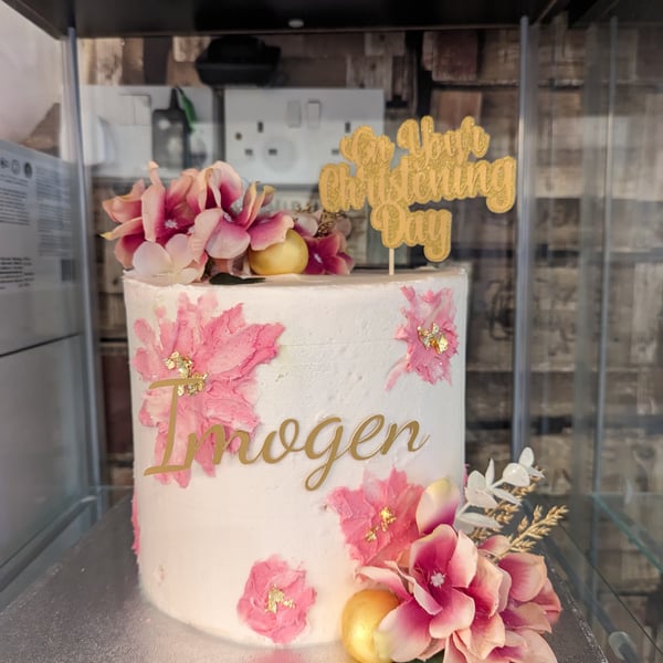 Cake Topper Christening 