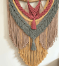 'Beltane Spirit' Modern Folk Macrame Wall Hanging - Sage, Mustard & Terracotta