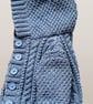 Baby Hooded Jacket - Cable Pattern - Fits Age 3-6 months - Image 6