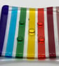 Fused Glass Rainbow Soap Dish - Image 4