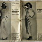 A German sewing pattern for a woman's nightdress and pyjamas in sizes 38 - 42