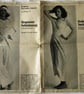 A German sewing pattern for a woman's nightdress and pyjamas in sizes 38 - 42