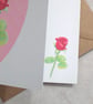 Ruby Wedding Anniversary Card Rosebud - Image 2