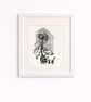 Soqotri butterfly effect, Pen on paper, available framed or unframed.