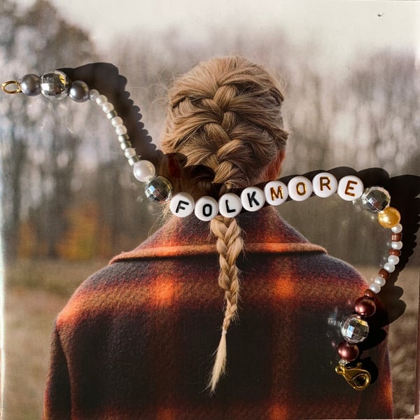 Taylor Swift Folklore-Evermore Beaded Bracelet 